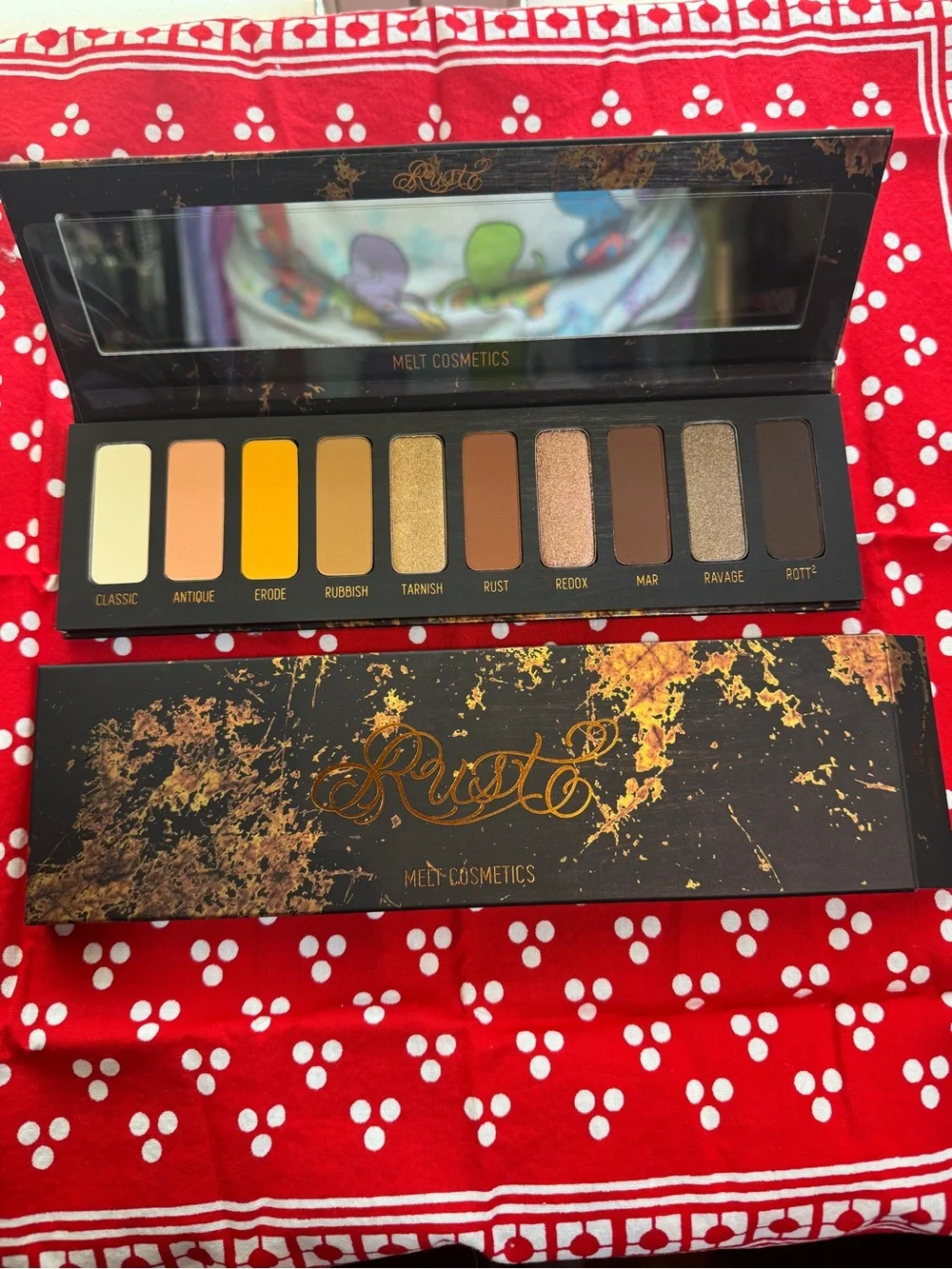 Melt Cosmetics Rust Eyeshadow Palette